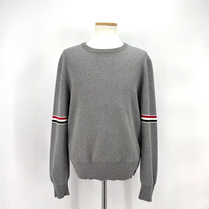 [BUNJANG] Thom Browne Milano Stitch Armband Knit Grey Size 4 / [4사이즈] 톰브라운 밀라노스티치 암밴드 니트 그레이 (MKA326A)