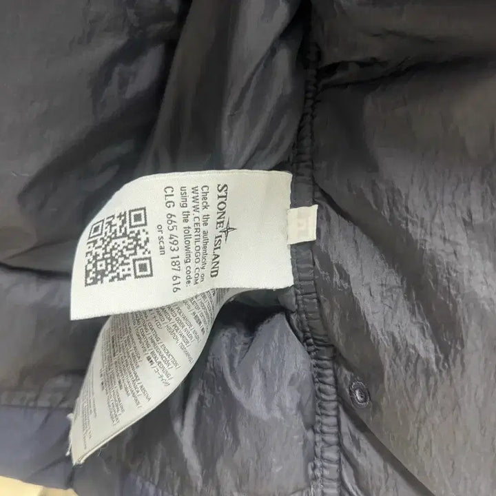 [BUNJANG] Stone Island Crinkle Reps Padded Jacket (Navy) - M / [ M ] 스톤아일랜드 크링클랩스 패딩 네이비