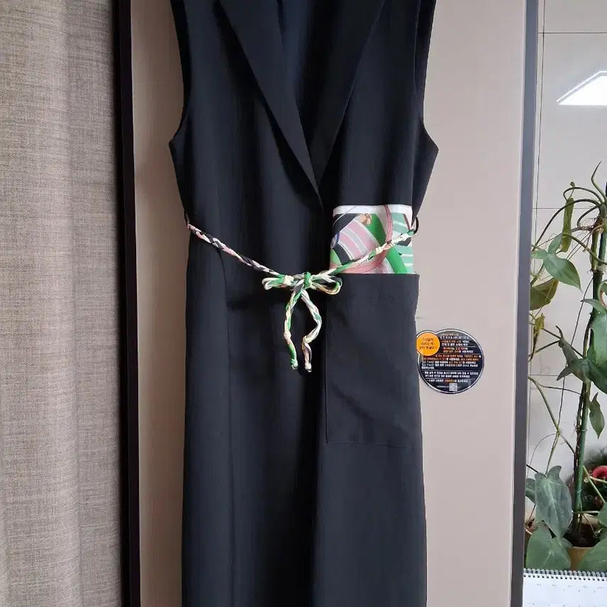 [BUNJANG] Latt By T 꼬임허리끈 Long Vest / 래트바이티 꼬임허리끈 롱베스트