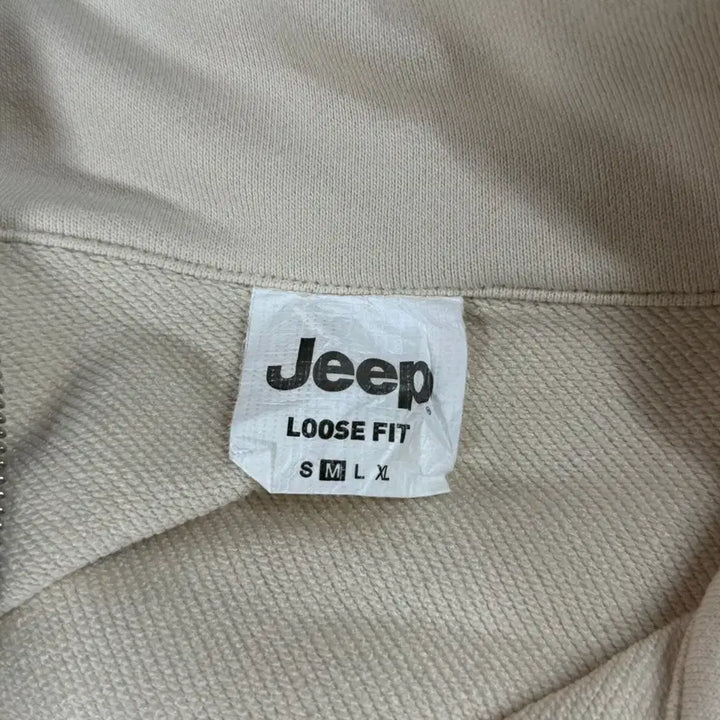 [SOLD OUT] [M/루즈핏] Jeep 지프 하프집업 반집업 긴팔 맨투맨