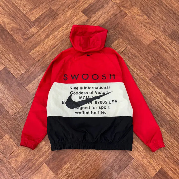[BUNJANG] Nike Swoosh Big Logo Windbreaker Jacket / L 나이키 스우시 빅로고 바람막이 자켓