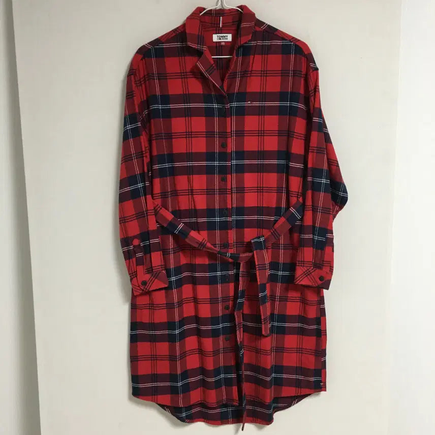 [BUNJANG] Tommy Hilfiger Shirt Dress Belt / 타미힐피거 셔츠 벨트 원피스 66