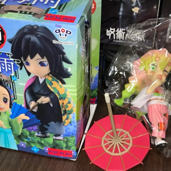 [BUNJANG] Demon Slayer Mitsuri Figure Umbrella / 귀멸의 칼날 미츠리 피규어 우산