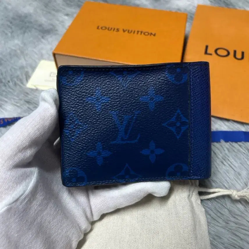 [BUNJANG] Louis Vuitton Cobalt Blue Wallet / [당일발송] 루이비통 코발트블루 반지갑