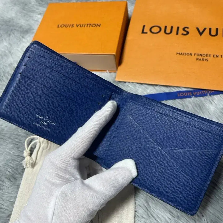 [BUNJANG] Louis Vuitton Cobalt Blue Wallet / [당일발송] 루이비통 코발트블루 반지갑