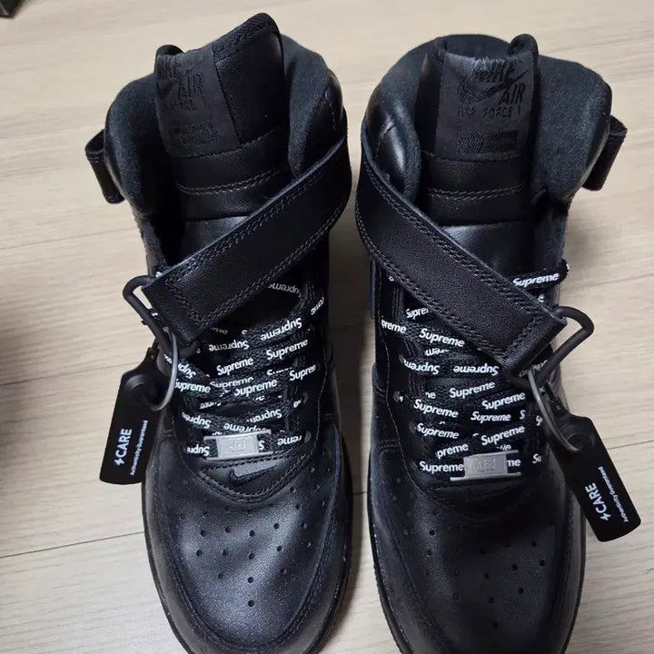 [BUNJANG] Nike Air Force Supreme Mid Black Sneakers / 270 에어포스 슈프림 미드 블랙