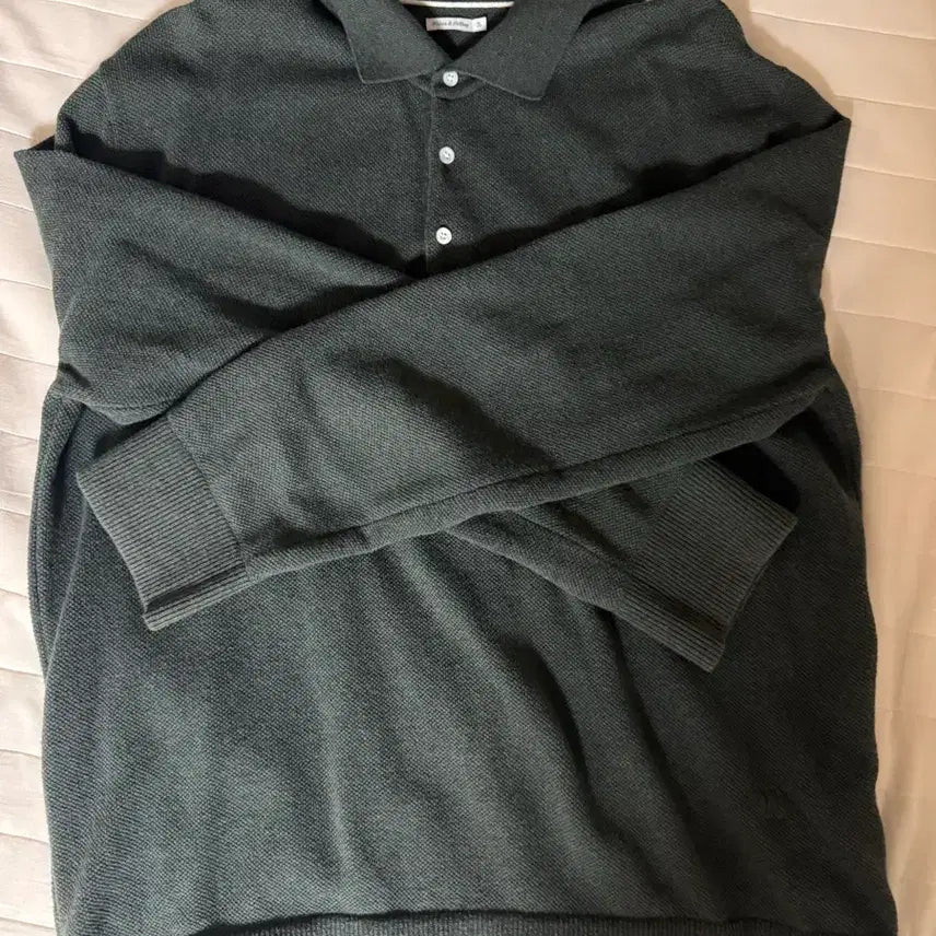 [BUNJANG] Pottery Wilson Comfort Polo Knit (Green) 3L / 포터리 윌슨 컴포트 폴로니트 그린색상 3L사이즈 판매합니다.