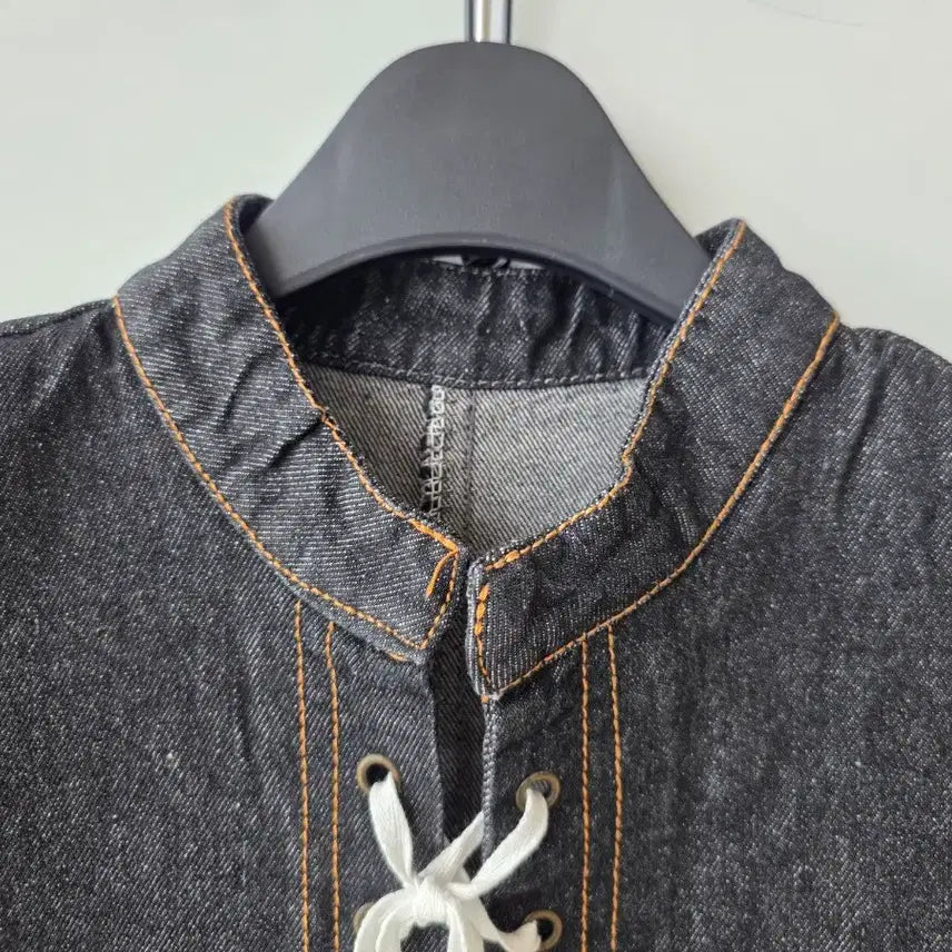 [BUNJANG] Denim Sleeveless Long Vest / 55-66)데님 민소매 롱조끼 /새제품