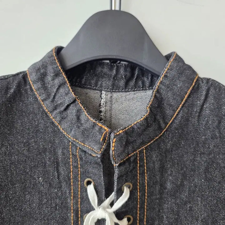[BUNJANG] Denim Sleeveless Long Vest / 55-66)데님 민소매 롱조끼 /새제품