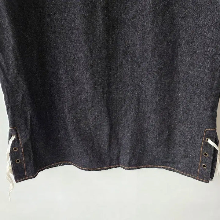[BUNJANG] Denim Sleeveless Long Vest / 55-66)데님 민소매 롱조끼 /새제품