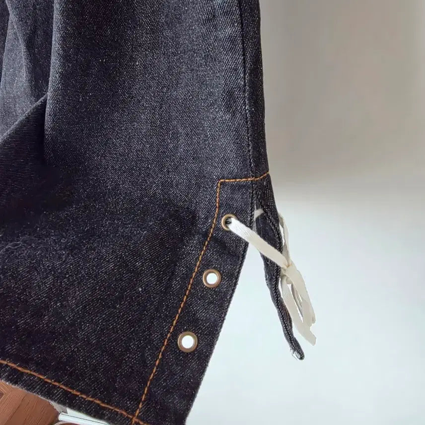 [BUNJANG] Denim Sleeveless Long Vest / 55-66)데님 민소매 롱조끼 /새제품