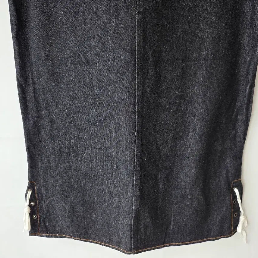 [BUNJANG] Denim Sleeveless Long Vest / 55-66)데님 민소매 롱조끼 /새제품