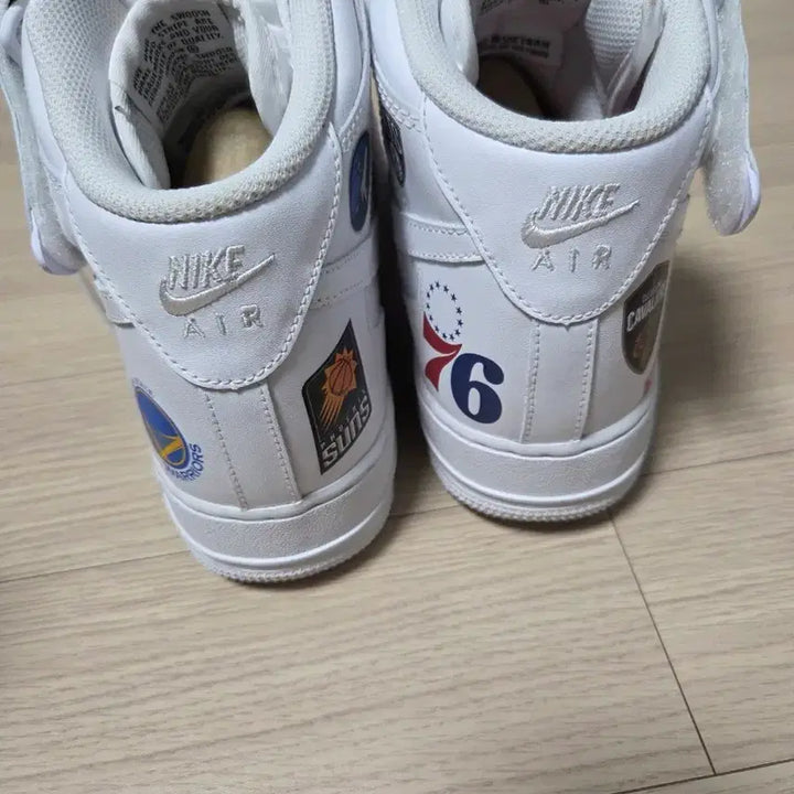 [BUNJANG] Nike Air Force 1 Supreme Mid NBA White Sneakers / 275 에어포스 슈프림 미드 NBA 화이트