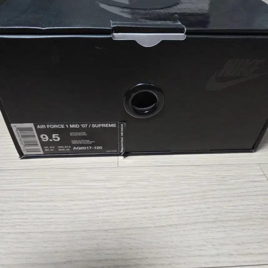 [BUNJANG] Nike Air Force 1 Supreme Mid NBA White Sneakers / 275 에어포스 슈프림 미드 NBA 화이트