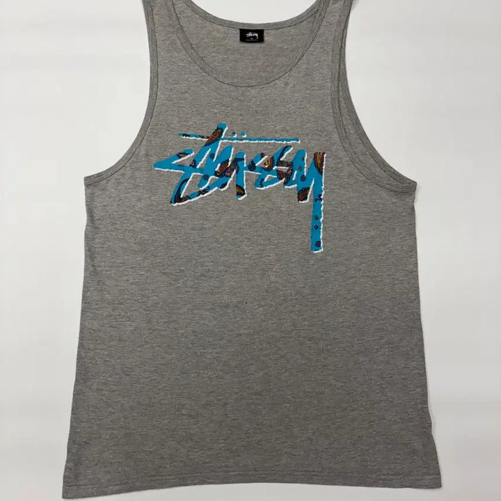 [BUNJANG] Stussy Paisley Stock Tank Top Grey Heather / 스투시 페이즐리 스톡 탱크 그레이헤더 나시