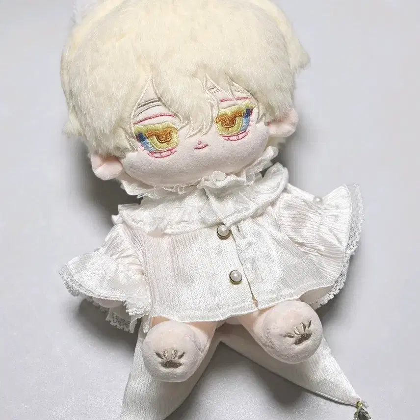 [BUNJANG] 20cm Doll Clothes: Premium Style White Shirt / 20cm 솜인형옷
