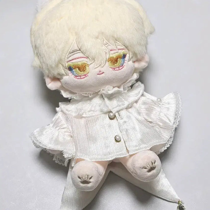 [BUNJANG] 20cm Doll Clothes: Premium Style White Shirt / 20cm 솜인형옷