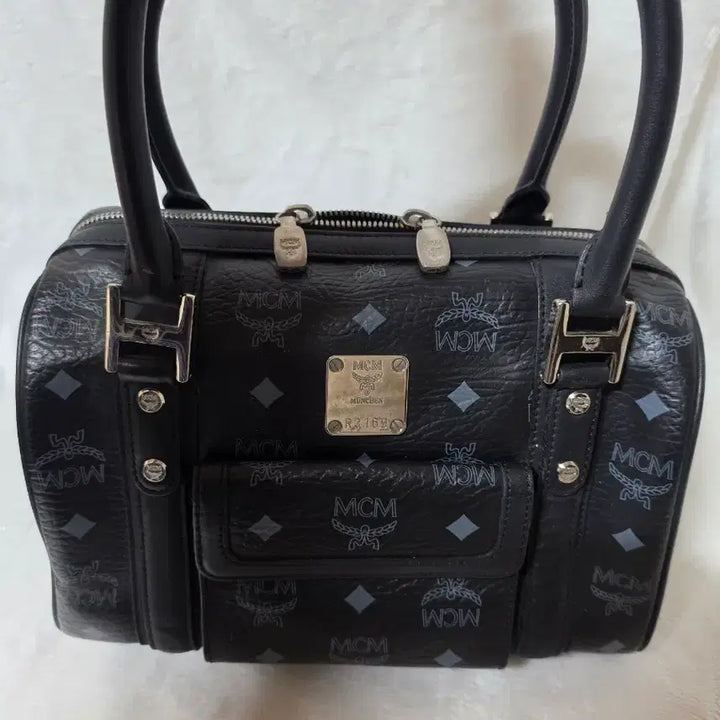 [BUNJANG] MCM Black Visetos Tote Bag / 정품 mcm 블랙 비세토스
