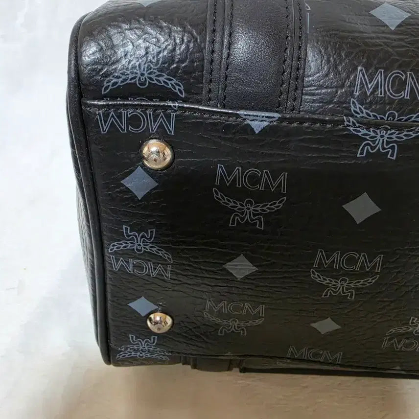 [BUNJANG] MCM Black Visetos Tote Bag / 정품 mcm 블랙 비세토스