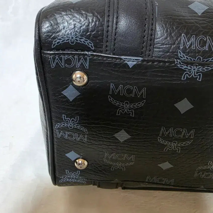[BUNJANG] MCM Black Visetos Tote Bag / 정품 mcm 블랙 비세토스