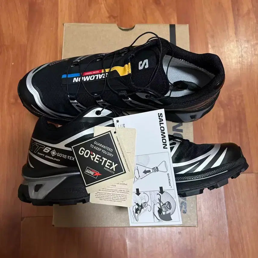 [SOLD OUT] 살로몬 XT-6 고어텍스 블랙 실버 285mm