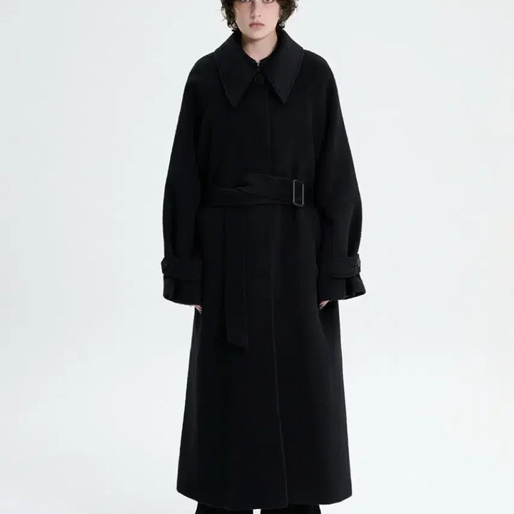 [BUNJANG] Trimming Birds Traum Long Coat (Black, Old Version) / 트리밍버드 코트