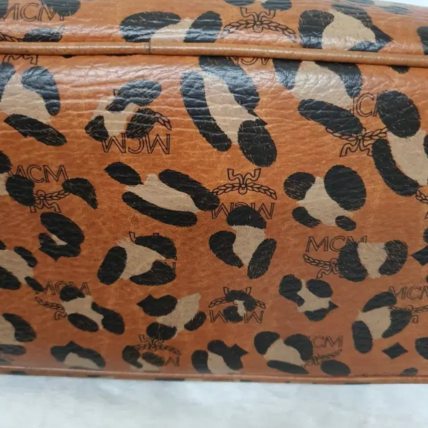 [BUNJANG] MCM Leopard Shoulder Bag / 정품 mcm 레오파드 숄더백