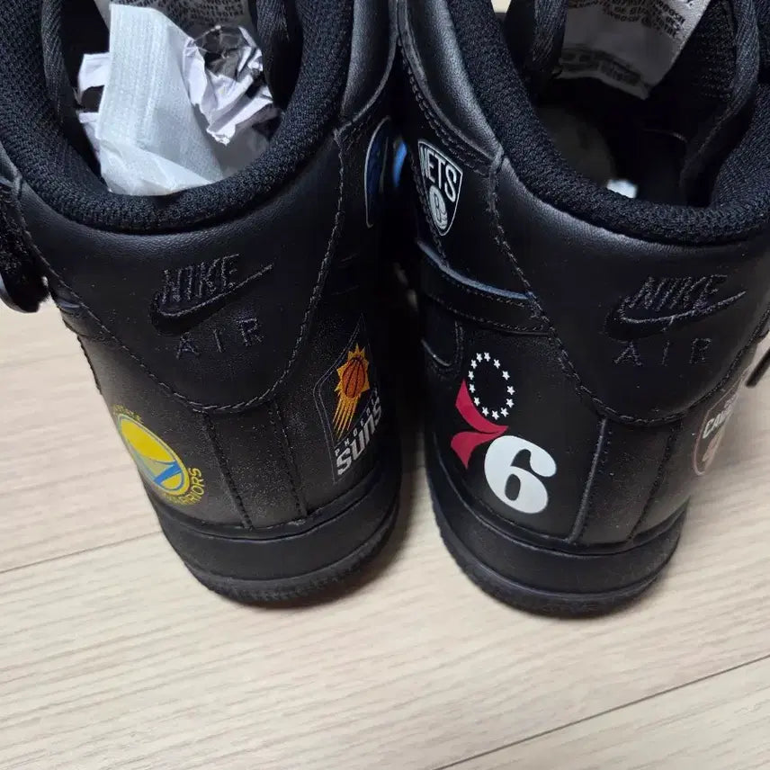 [BUNJANG] Nike Air Force 1 Supreme NBA Mid Black / 280 에어포스 슈프림 미드 NBA 블랙