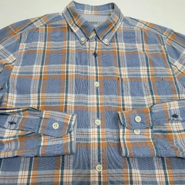 [BUNJANG] Series Cotton Check Shirt / Series 시리즈 코튼 체크 셔츠 / 남 95 BL