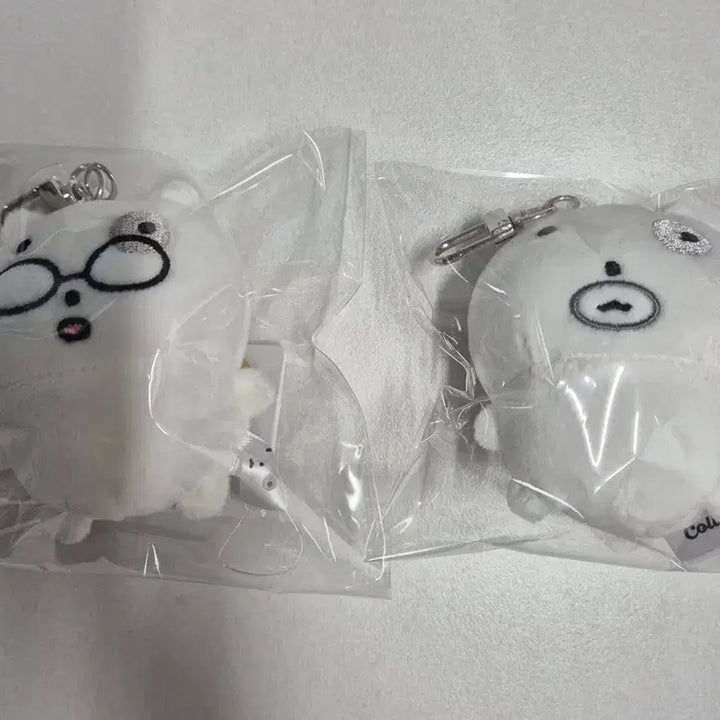 [BUNJANG] Nunchi Cat "Nunchi Cat" Plush Keychain (2 Variations: "Spectacled" and "Exhausted") / 신상 눈멍냥이 눈멍이 인형 키링 2종 (안경잽이, 체력고갈)