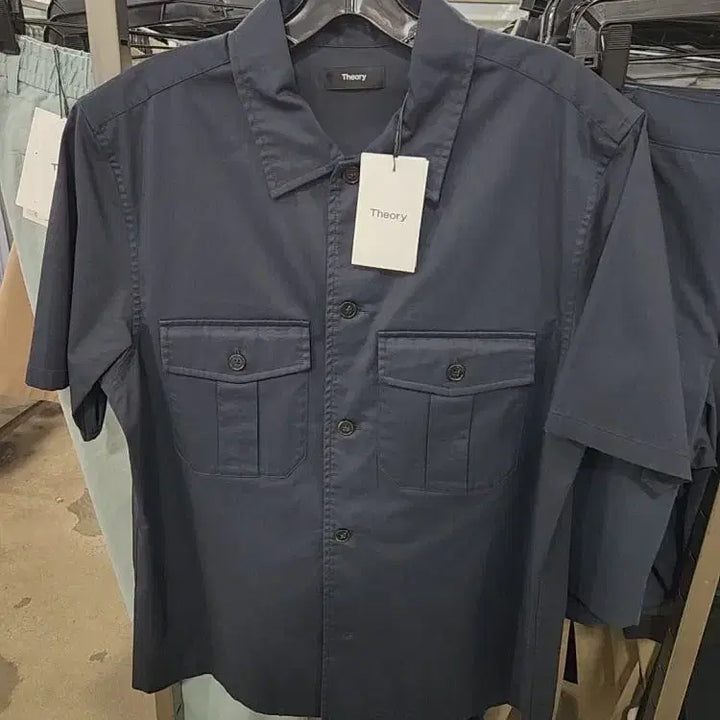 [BUNJANG] Theory Utility Shirt / (새제품) 띠어리 유틸리티 셔츠 XL