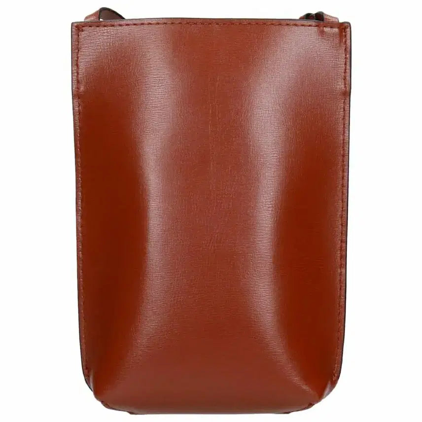 [BUNJANG] GANNI Brown Vegan Leather Mini Crossbody Bag / GANNI 가니 브라운 비건레더 미니 크로스백 숄더백 핸드폰백