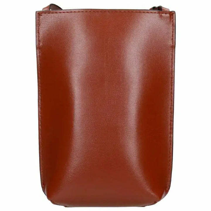[BUNJANG] GANNI Brown Vegan Leather Mini Crossbody Bag / GANNI 가니 브라운 비건레더 미니 크로스백 숄더백 핸드폰백