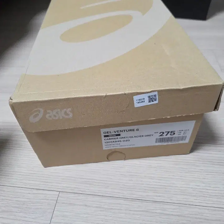 [BUNJANG] Asics Gel Venture 6 Carrier Gray Sneakers / 275 아식스 젤벤처6 캐리어 그레이