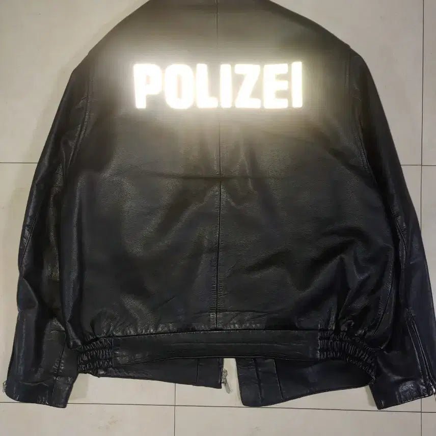 [BUNJANG] polizel 독일군경찰 레더자켓 / polizel 독일군경찰 레더자켓