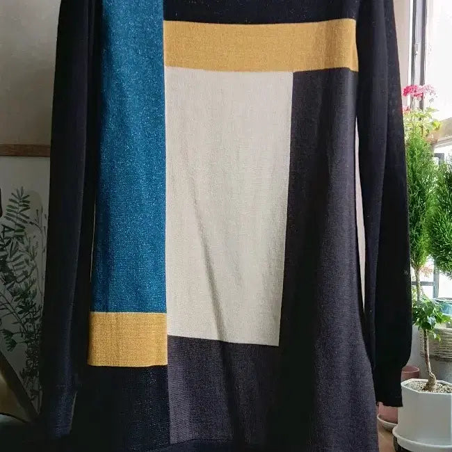 [BUNJANG] VIKI Color Block Knit Dress / 비키 니트 원피스44