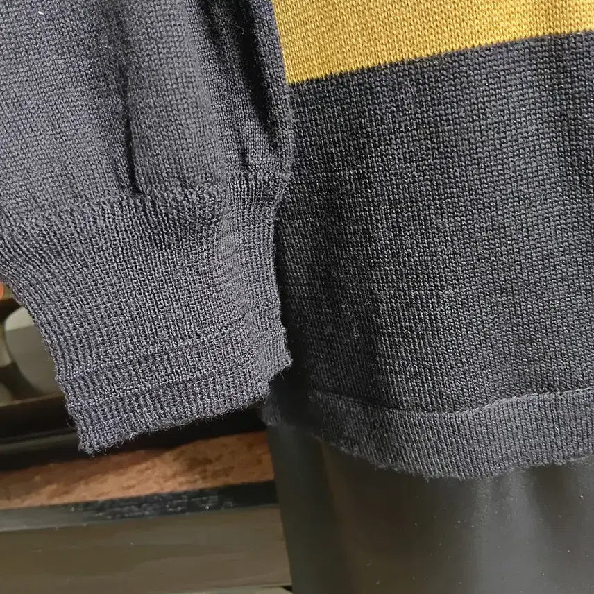 [BUNJANG] VIKI Color Block Knit Dress / 비키 니트 원피스44