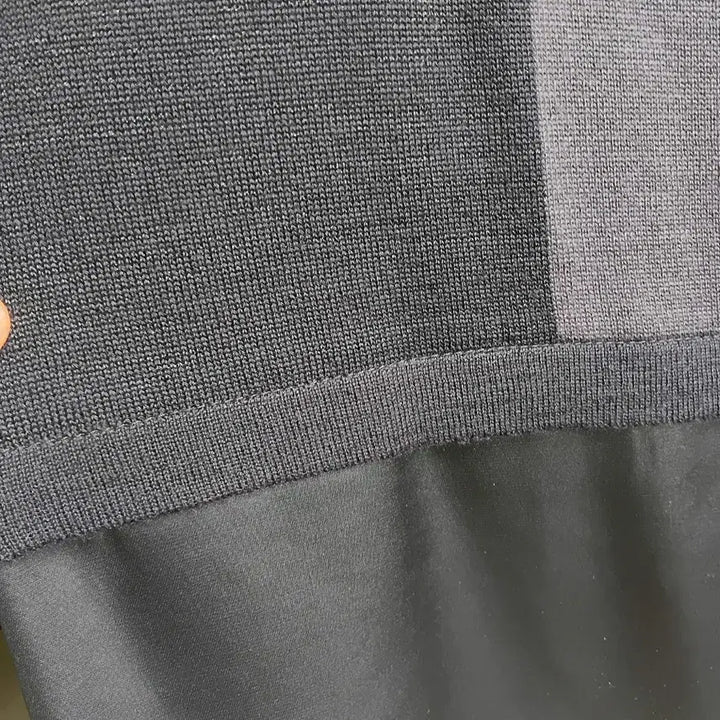 [BUNJANG] VIKI Color Block Knit Dress / 비키 니트 원피스44