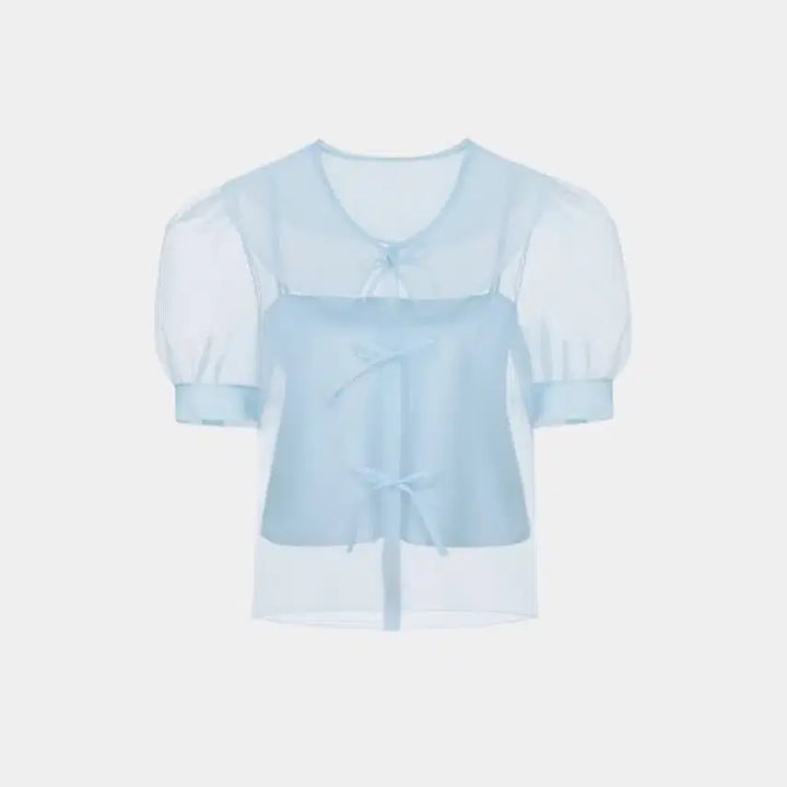 [BUNJANG] DRAGONBLUES Organza Blouse, S / DRAGONBLUES 드래곤블루스 오간자 블라우스, S
