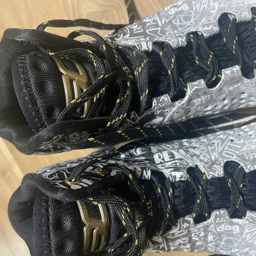 [BUNJANG] Under Armour Curry 1 Black White Sneakers / 언더아머 커리1 블랙화이트 270