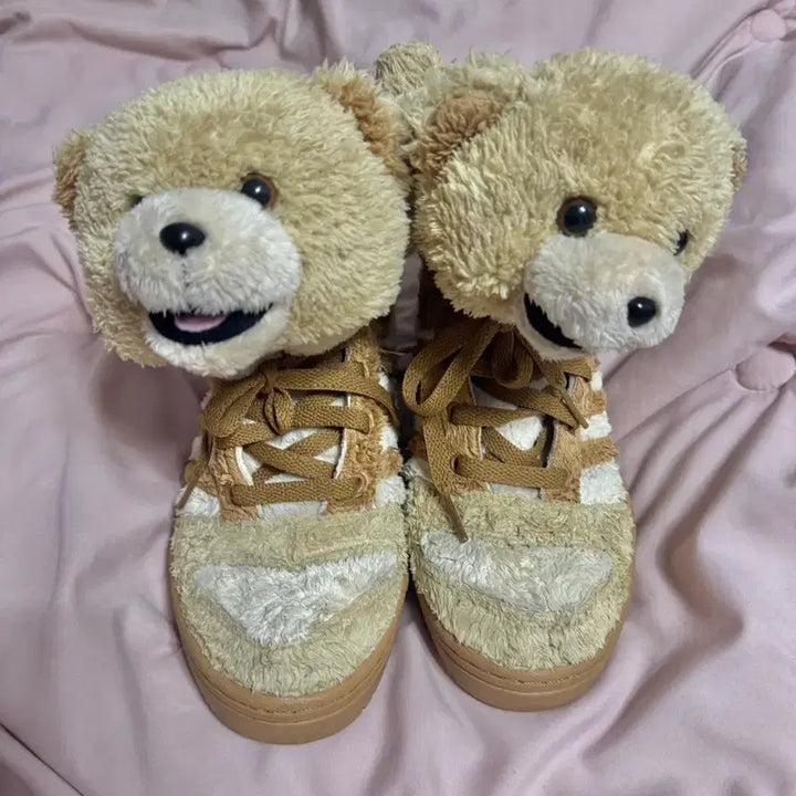 [BUNJANG] Adidas Jeremy Scott Teddy Bear Sneakers / 아디다스 제레미스캇 테디베어 245