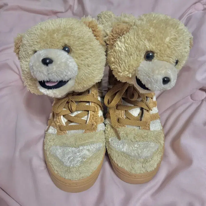 [BUNJANG] Adidas Jeremy Scott Teddy Bear Sneakers / 아디다스 제레미스캇 테디베어 245