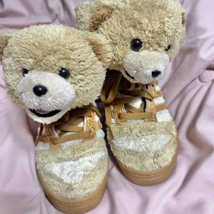 [BUNJANG] Adidas Jeremy Scott Teddy Bear Sneakers / 아디다스 제레미스캇 테디베어 245