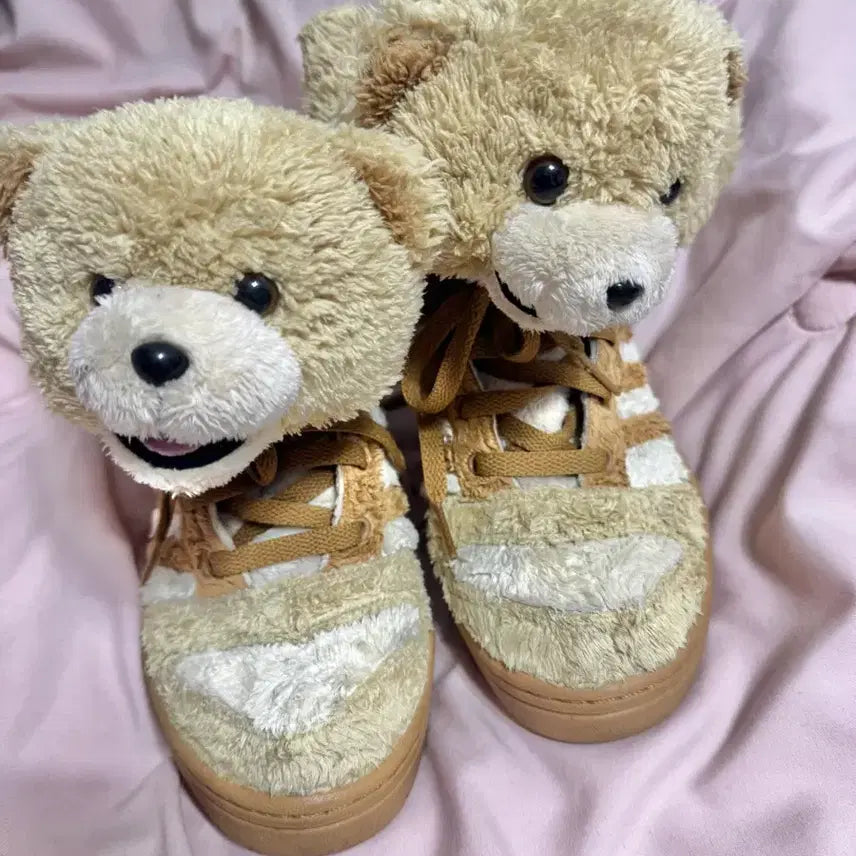 [BUNJANG] Adidas Jeremy Scott Teddy Bear Sneakers / 아디다스 제레미스캇 테디베어 245