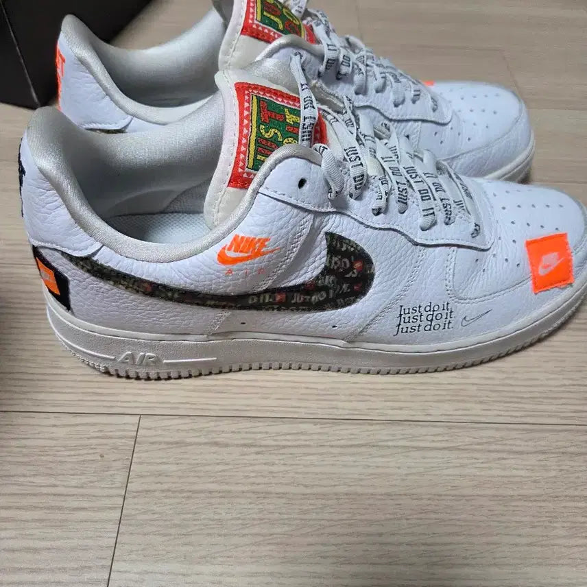 [BUNJANG] Nike Air Force 1 Just Do It White Sneakers / 280 에어포스 저스트두잇 화이트