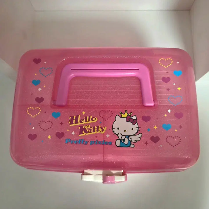 [BUNJANG] Vintage Hello Kitty 2-Tier Storage Organizer / [고전키티]2단 수납 정리함