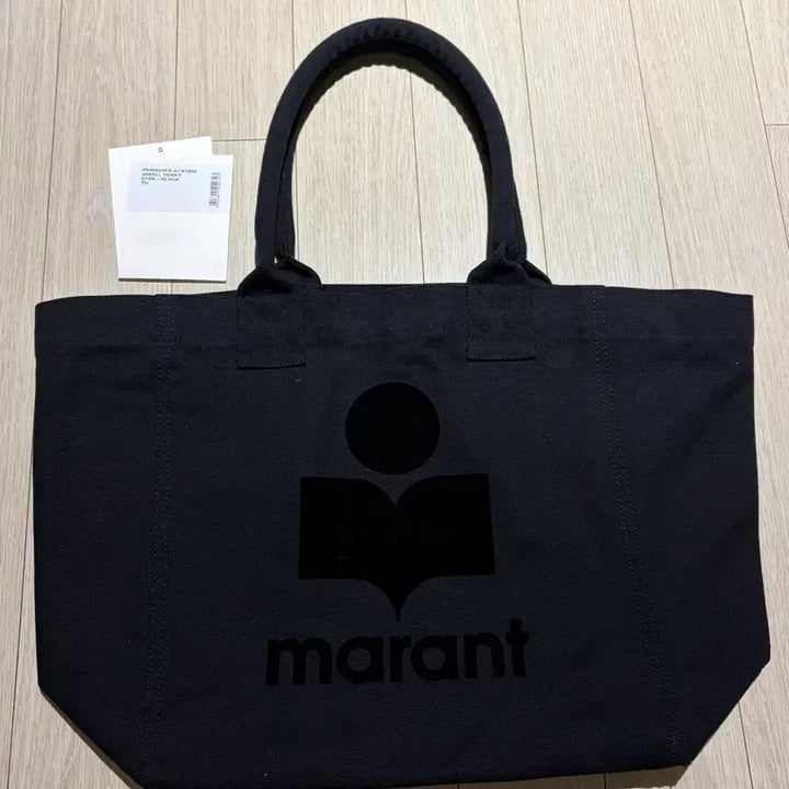 [SOLD OUT] 이자벨 마랑 스몰 옌키 로고 토트백 블랙(+이너백)