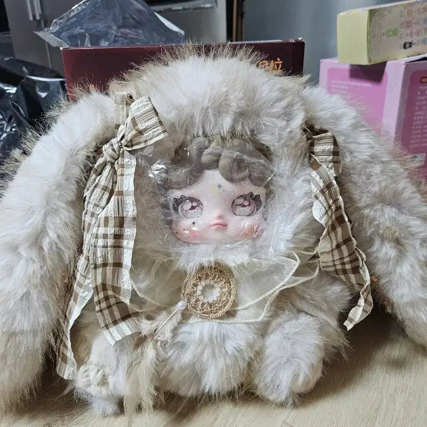 [BUNJANG] Bella 600 Dreamcatcher Rabbit Beige Plush Doll / 벨라 600 드림캐처 토끼 베이지 인형