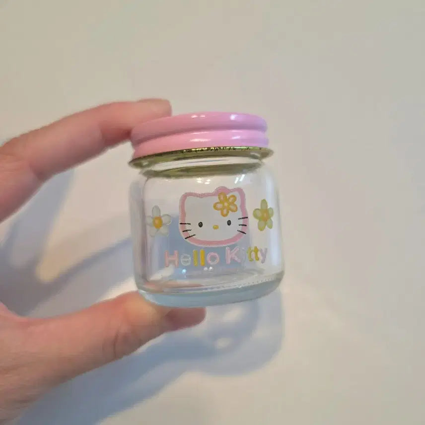 [BUNJANG] Sanrio Hello Kitty Kahana Glass Bottle / 헬로키티 카오하나 유리병 고전키티