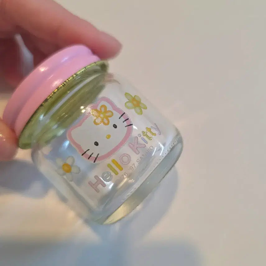 [BUNJANG] Sanrio Hello Kitty Kahana Glass Bottle / 헬로키티 카오하나 유리병 고전키티